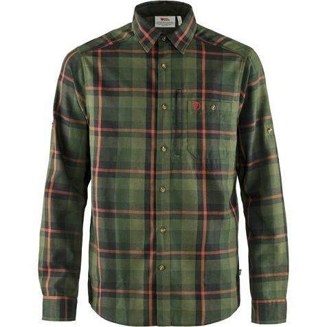 Fjallraven Fjällglim Shirts Green Singapore For Men (SG-314065)